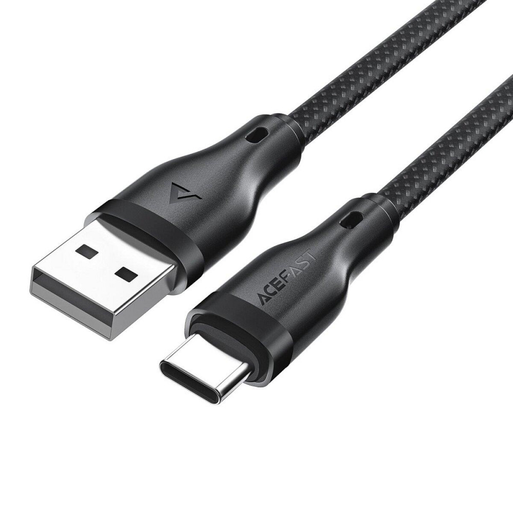Кабель ACEFAST C8-04 USB-A - USB-C charging data cable Black 6974316282693 Одесса - изображение 2