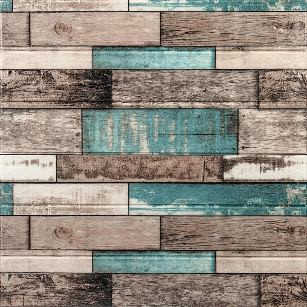 Декоративная 3D панель самоклейка 700x700x6мм Синее дерево (088) SW-00000275 Днепр - изображение 1