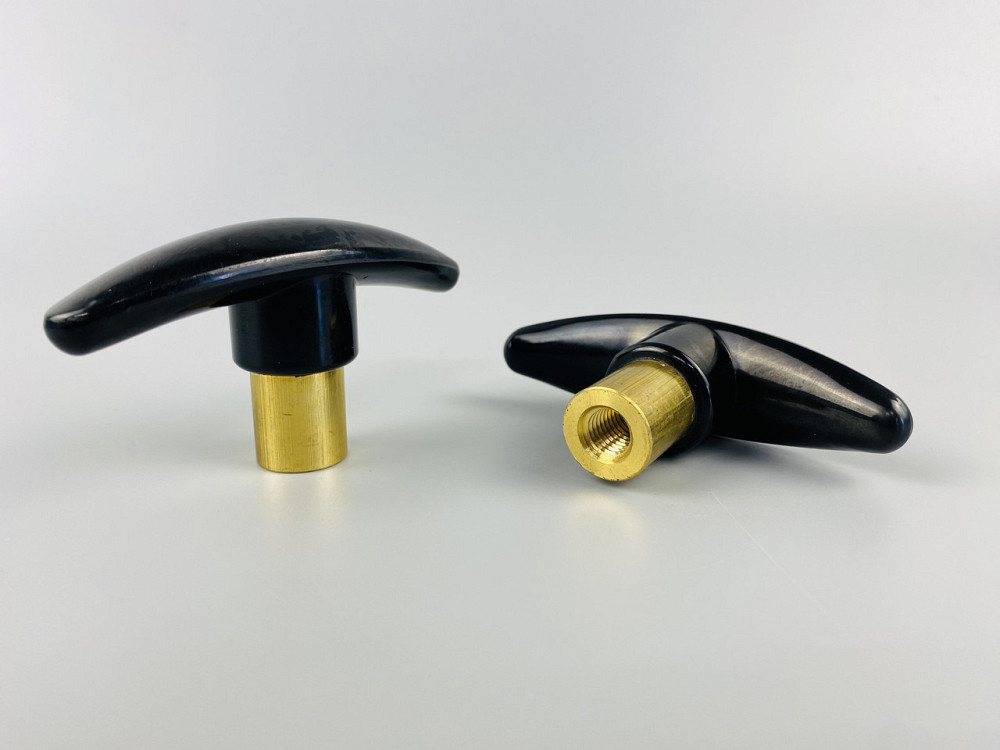 Наконечник важеля універсальний М8, L80 (чорний), латунна втулка різь внутрішня М8 Мукачево - фото 5