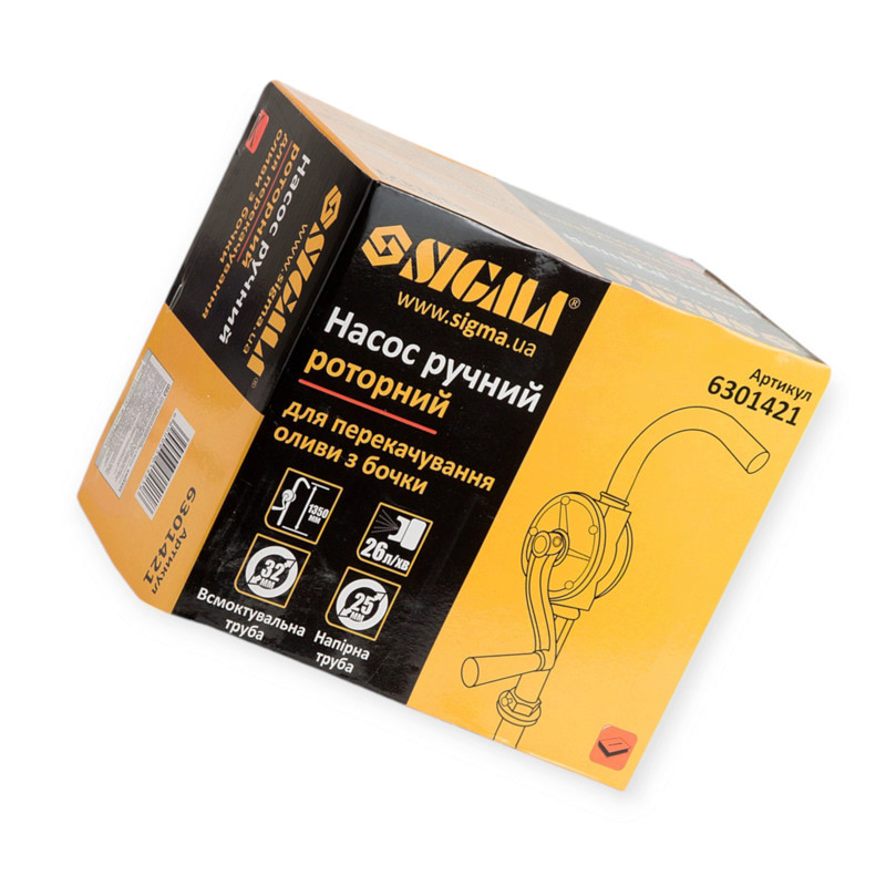 Насос ручний для бочки з маслом роторний 26л/хв. Мукачево - фото 7