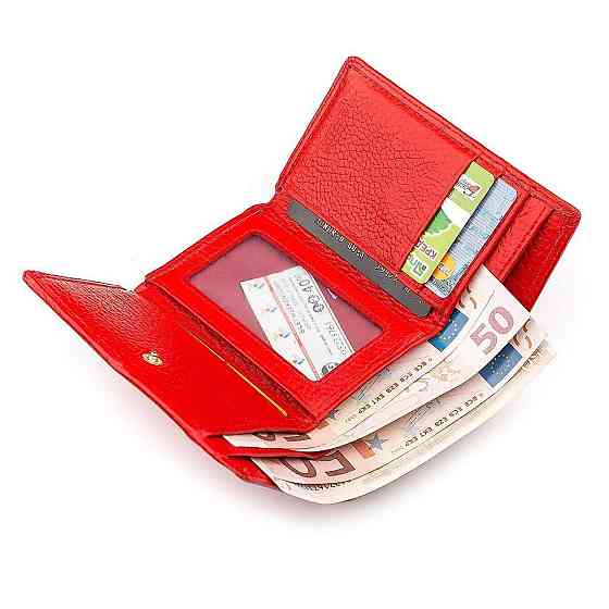 Кошелек женский Boston 18459 (S1201B) небольшой Красный Киев