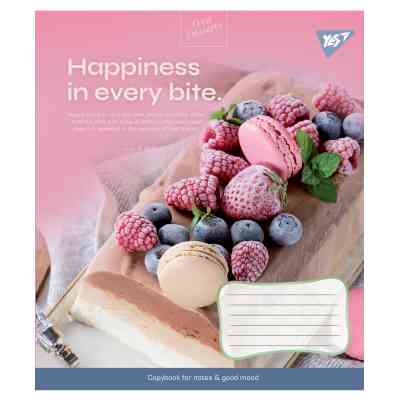 Тетрадь Yes А5 Desserts 96 листов, линия (766506) Винница