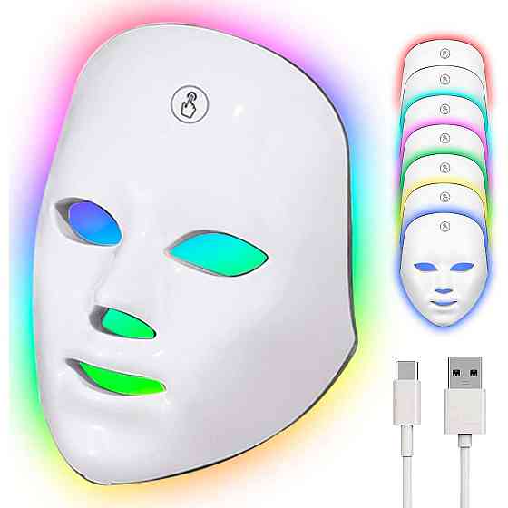LED-маска для лица (7 режимов),от USB SBR Киев