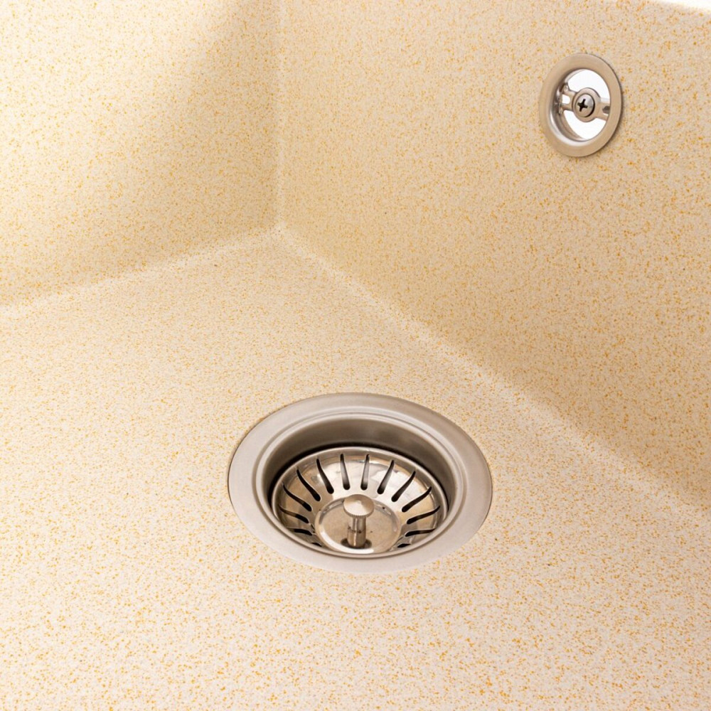 Кухонна мийка гранітна VALESO 6550 CRIPTA (пісок) Коломыя - изображение 5