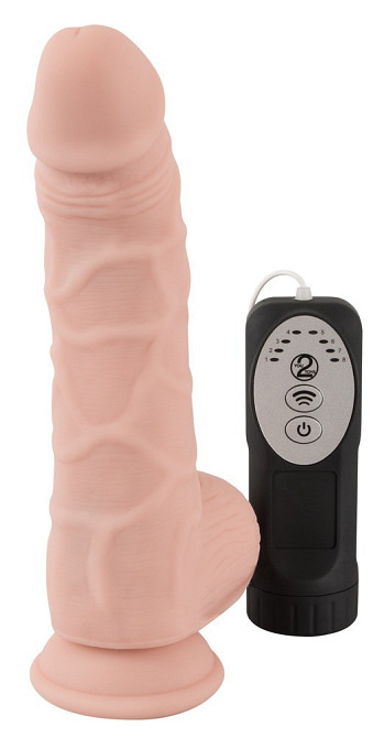 Вібратор на присосці Medical Silicone Pulsating Vib Sex Aura Київ - фото 4