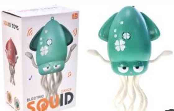 Музичний кальмар, восьминіг інтерактивна іграшка Tummy Time Octopus. Киев