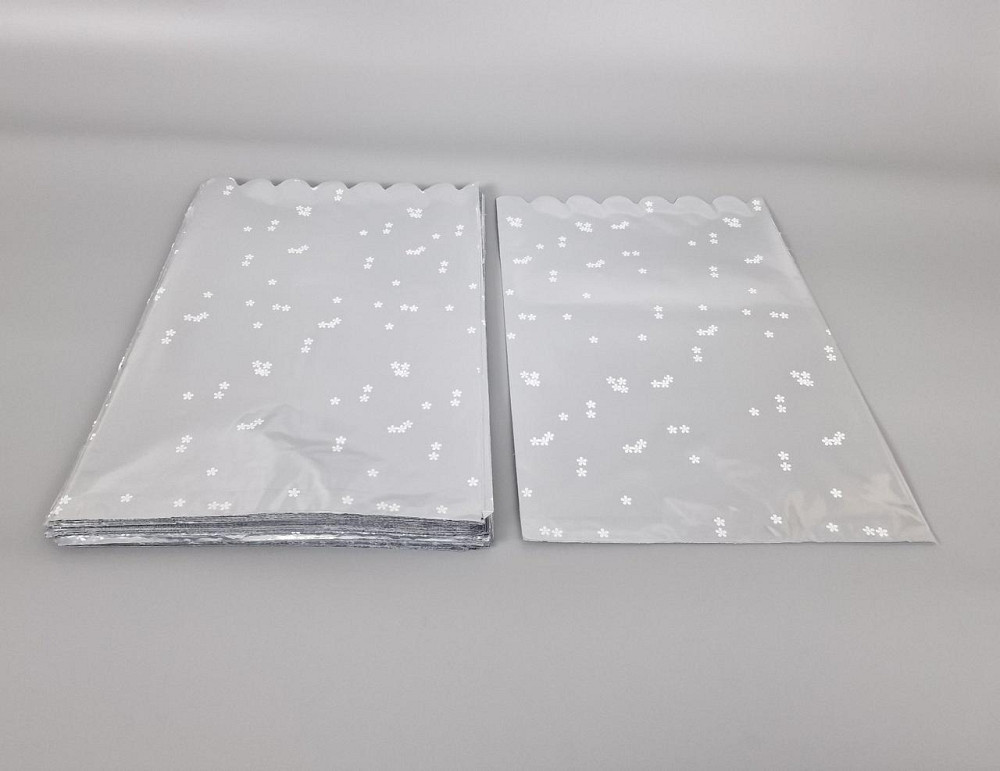 Пакет с рисунком для упаковки подарков   (25*40) №427 (3) фольгированный (ажурный) 