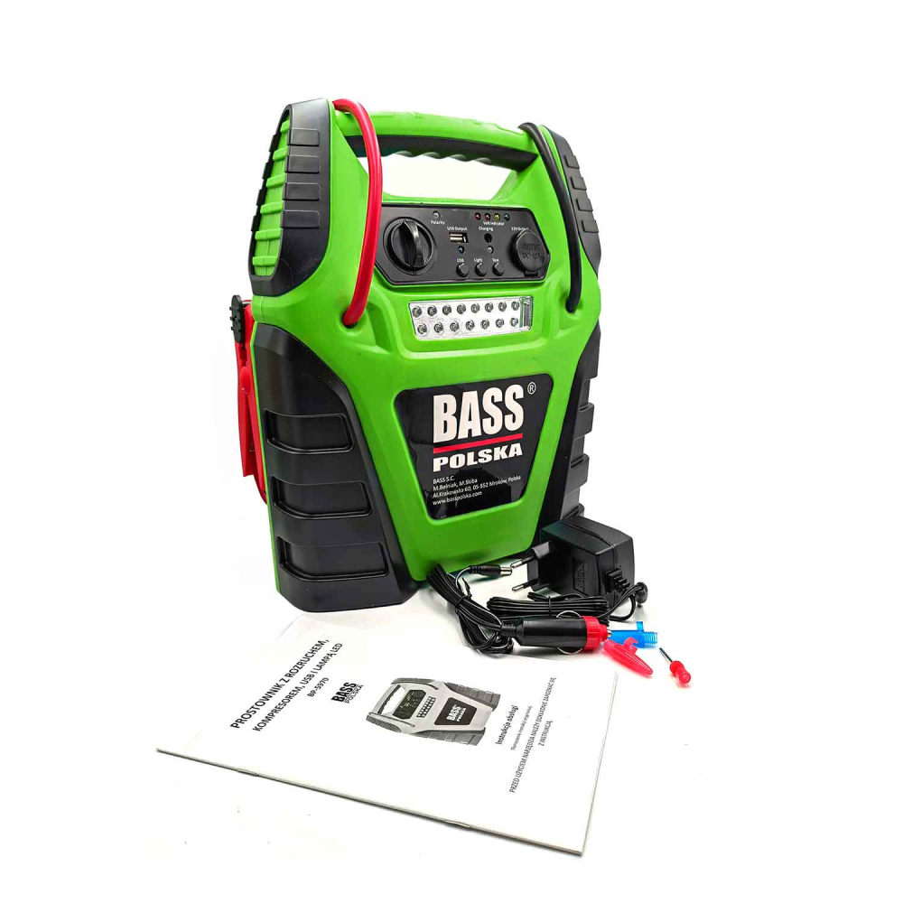 Зарядний пристрій Bass Polska 5970 з пуском і компресором 5 В 1 Київ - фото 2