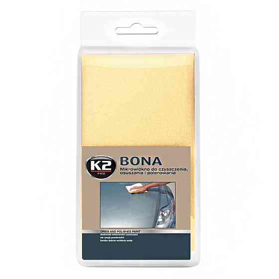 Рушник з мікрофібри K2 Bona Pro трикотажний для полірування 40x40см Київ