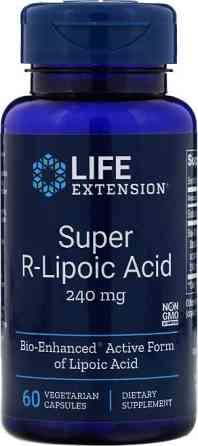 Ліпоєва кислота Life Extension  R-Lipoic Aci 240 мг 60 кап Київ