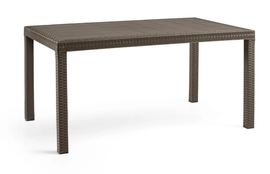 Стіл для саду пластиковий BICA Houston, коричневий Київ - фото 1