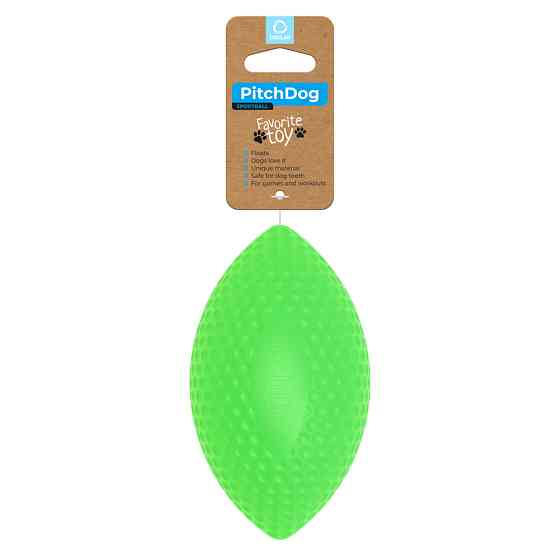 Ігровий м'яч для апортировки PitchDog, дiаметр 9cм салатовий Коломыя
