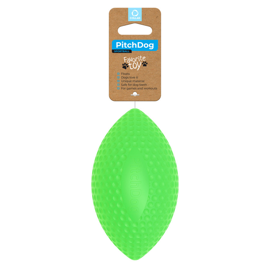 Ігровий м'яч для апортировки PitchDog, дiаметр 9cм салатовий Коломыя - изображение 4