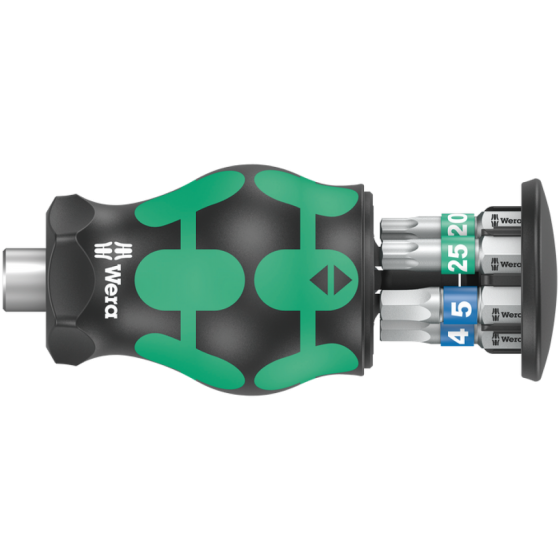 Викрутка Wera з магнітним тримачем 1/4'' магазин з бітами в ручці HEX/Torx 05008875001 Одеса