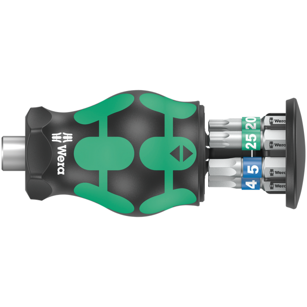Викрутка Wera з магнітним тримачем 1/4'' магазин з бітами в ручці HEX/Torx 05008875001 Одеса - фото 2