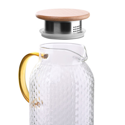 Кувшин Ardesto Dew 1500 мл, боросилікатне скло, прозорий (AR2615BPG) Винница - изображение 2