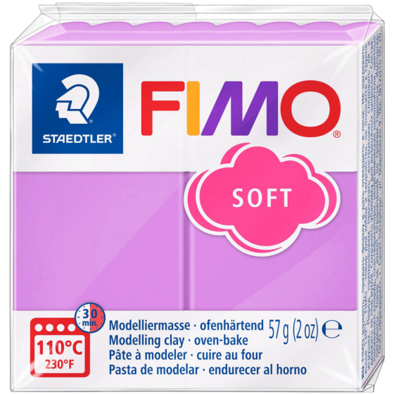 Пластика для бижутерии Soft Лавандовая 57г Fimo Киев