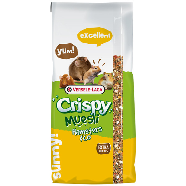 Versele-Laga Crispy Muesli Hamster ВЕРСЕЛЕ-ЛАГА КРИСПИ МЮСЛИ ХОМЯК мюсли корм для хомяков, крыс, мышей, песчанок Киев - изображение 1
