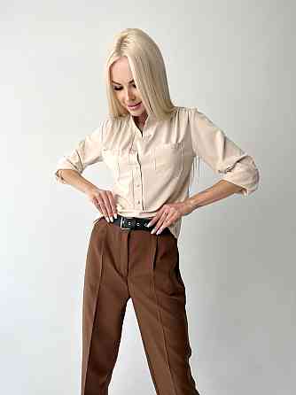 Класичні вкорочені брюки "Prime" оптом | Норма Шоколадний, 44 Київ