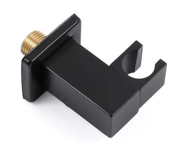 Душевой гарнитур Quyanre со скрытым монтажем Лейка 400х400 мм (Черный) Винница - изображение 5