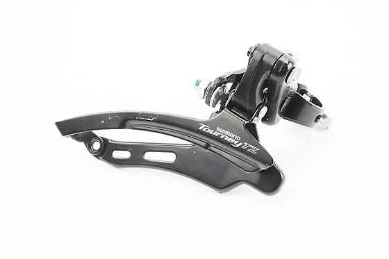 Перемикач ланцюга передній з верхньою тягою, кріпл. 28,6мм, під зірку 48Т, чорний FD-TZ 510 Київ