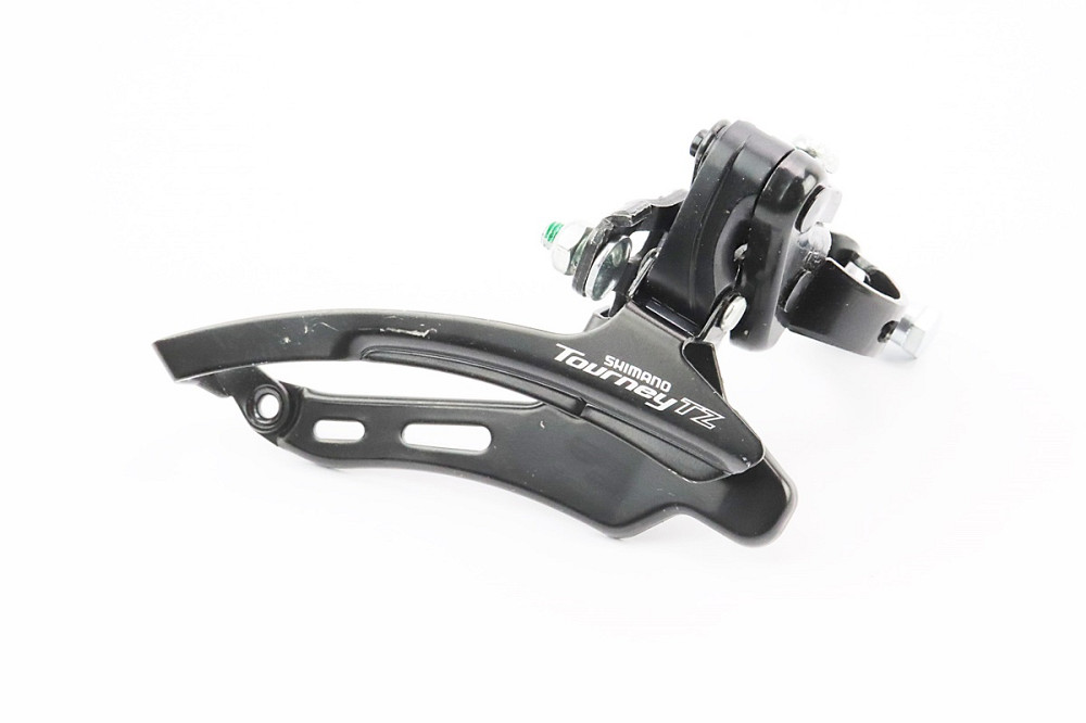 Перемикач ланцюга передній з верхньою тягою, кріпл. 28,6мм, під зірку 48Т, чорний FD-TZ 510 Київ - фото 1