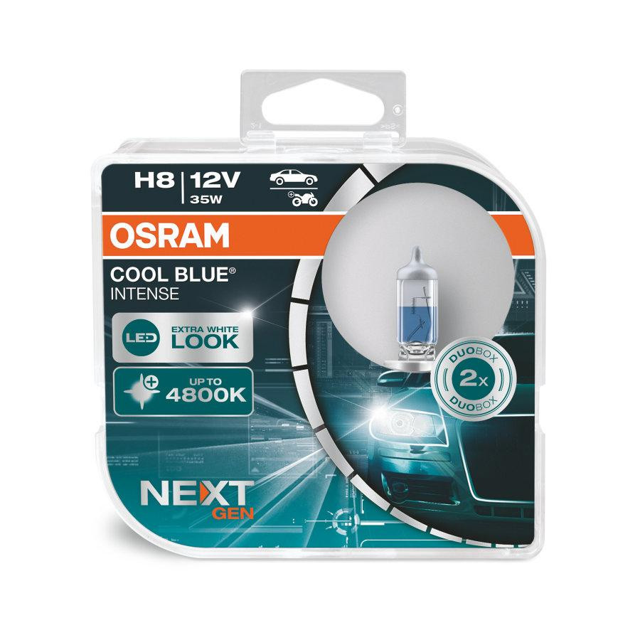 Комплект галогенових ламп OSRAM H8 64212CBN-HCB Cool Blue Intense NG +100% 4800 K 35 W 12 V PGJ19-1 (2 шт.) Харків - фото 3