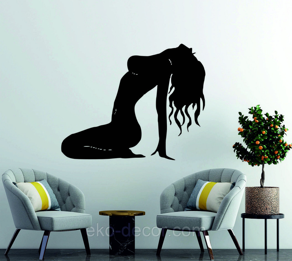 Декоративне настінне Панно «Силует жінки», Декор на стіну Київ - фото 3