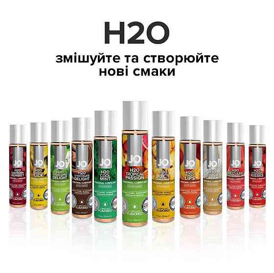 Змазка на водній основі JO H2O — Tropical Passion (30 мл) без цукру, рослинний гліцерин Sex Aura Київ