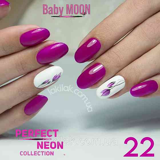 Гель-лак BABY MOON Perfect Neon №22, 6 мл Херсон