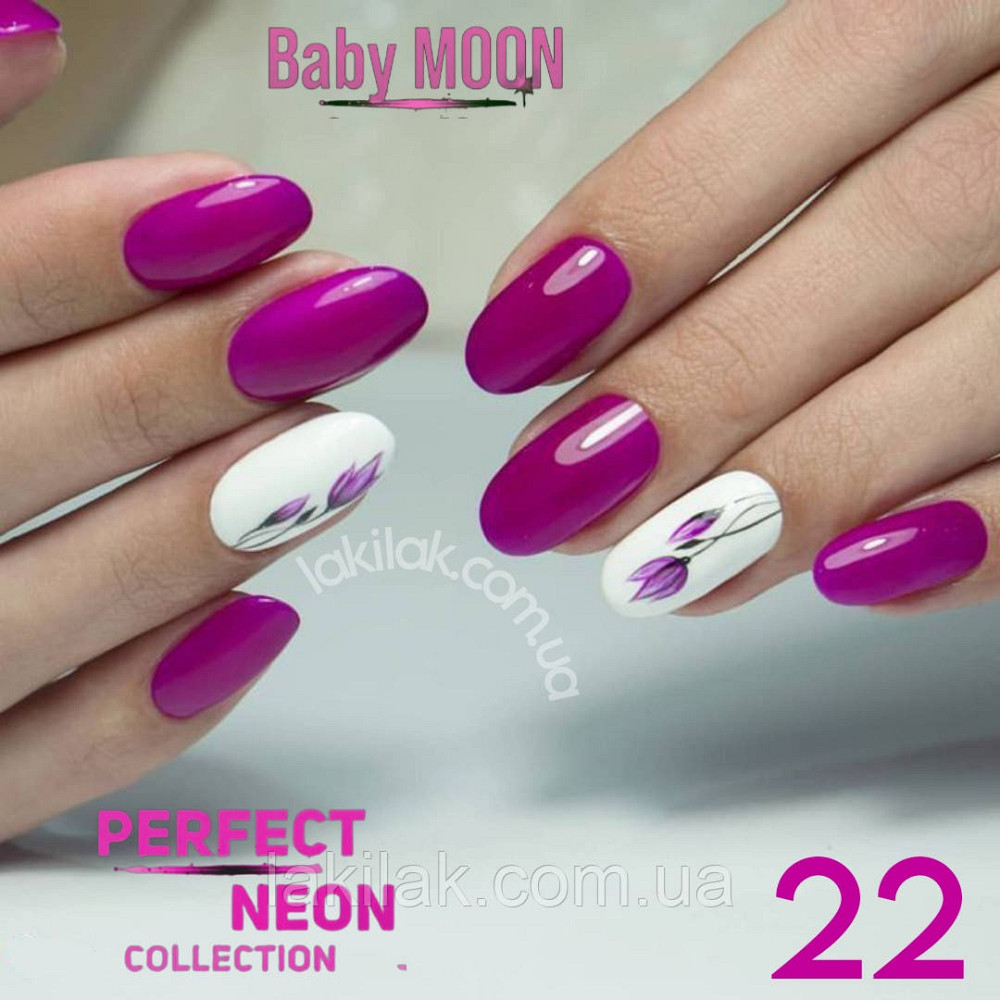 Гель-лак BABY MOON Perfect Neon №22, 6 мл Херсон - фото 1
