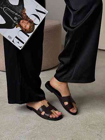 Mermaid Шльопанці жіночі класичні на плоскій підошві літні з натуральної шкіри Mermaid 2393 кор Киев