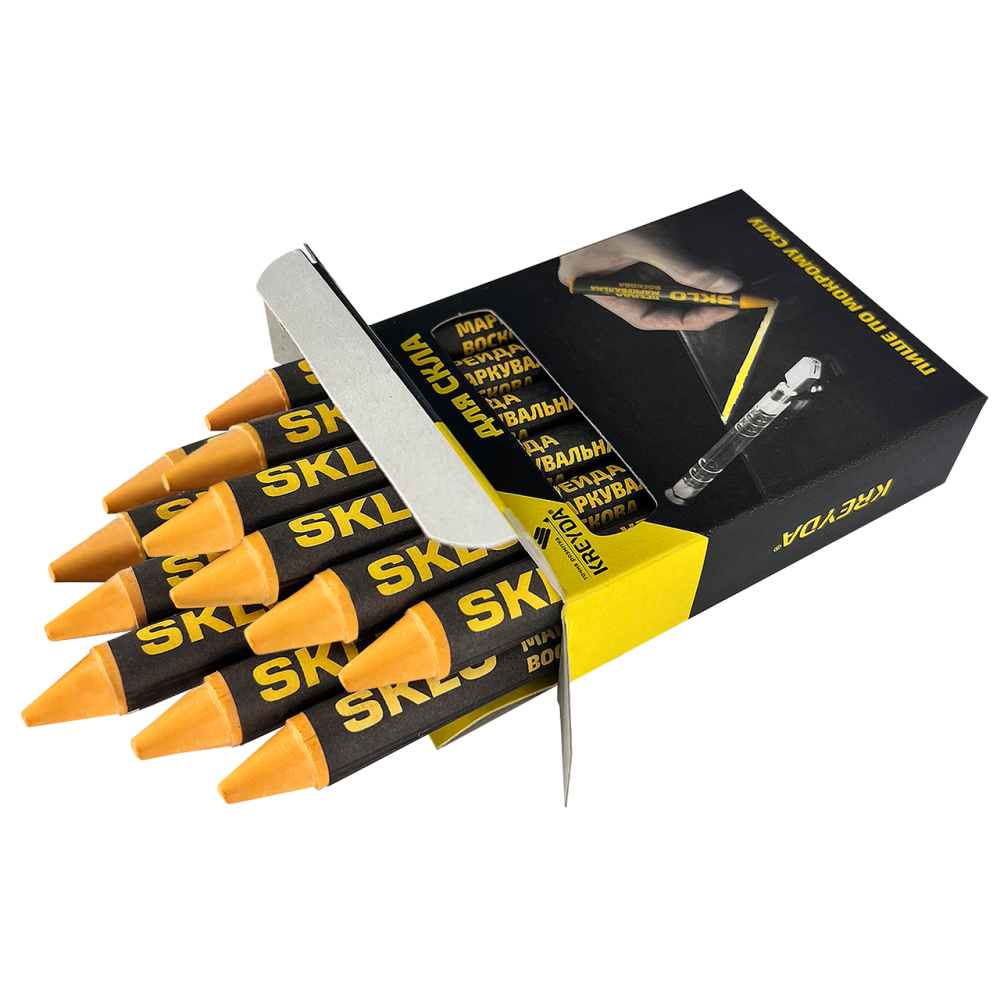 Для Скла, крейда воскової розмічальний SKLO (жовті) Павлоград - фото 2