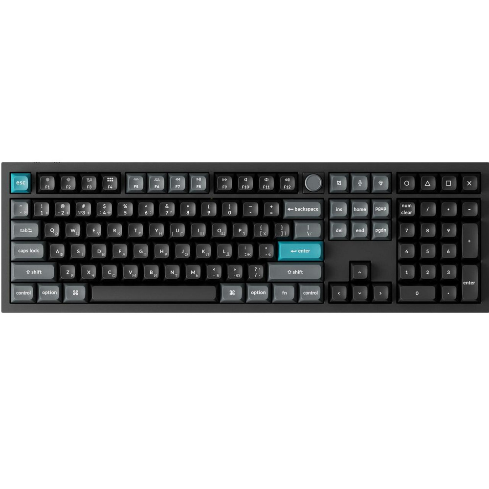 Клавіатура бездротова Keychron Q6 Ultra Keychron Red Switch Black RGB (Q6U-M1-UA) ( 29670 ) Харьков - изображение 1