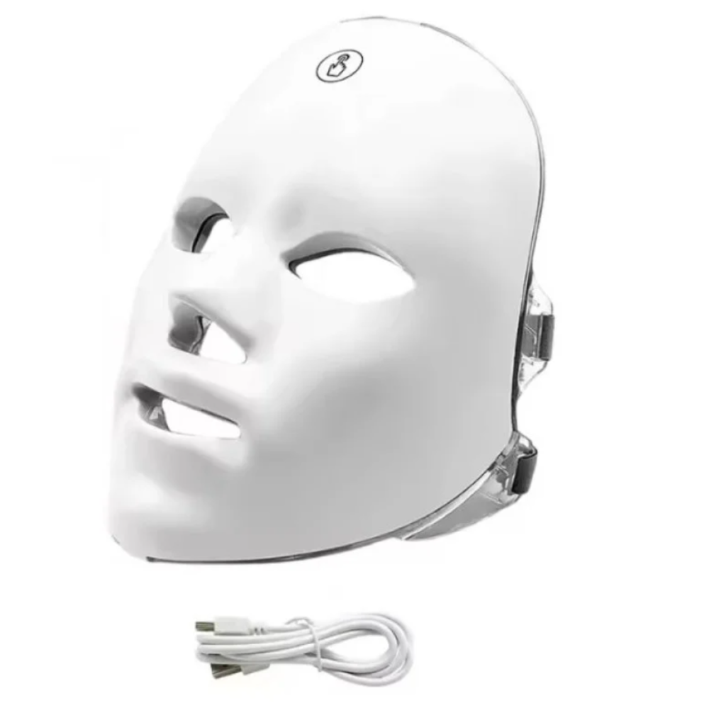 LED-маска для обличчя з 7 режимами світлотерапії для омолодження, боротьби з акне, пігментацією та зморшками Одеса - фото 4