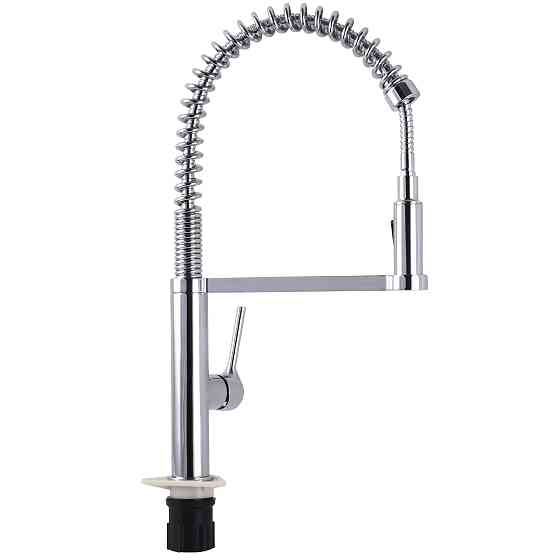 Змішувач для кухні TOPAZ SARDINIA TS-08401-H71 Гнучкий вилив на пружині, з душовою насадкою Луцьк
