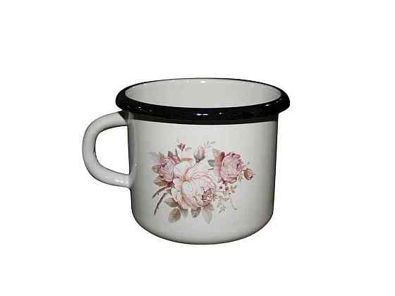 Кружка ем. без кришки 1,0л/2 Rose Amazing Flowers (milk) (I0107/2) ТМ IDILIA Київ