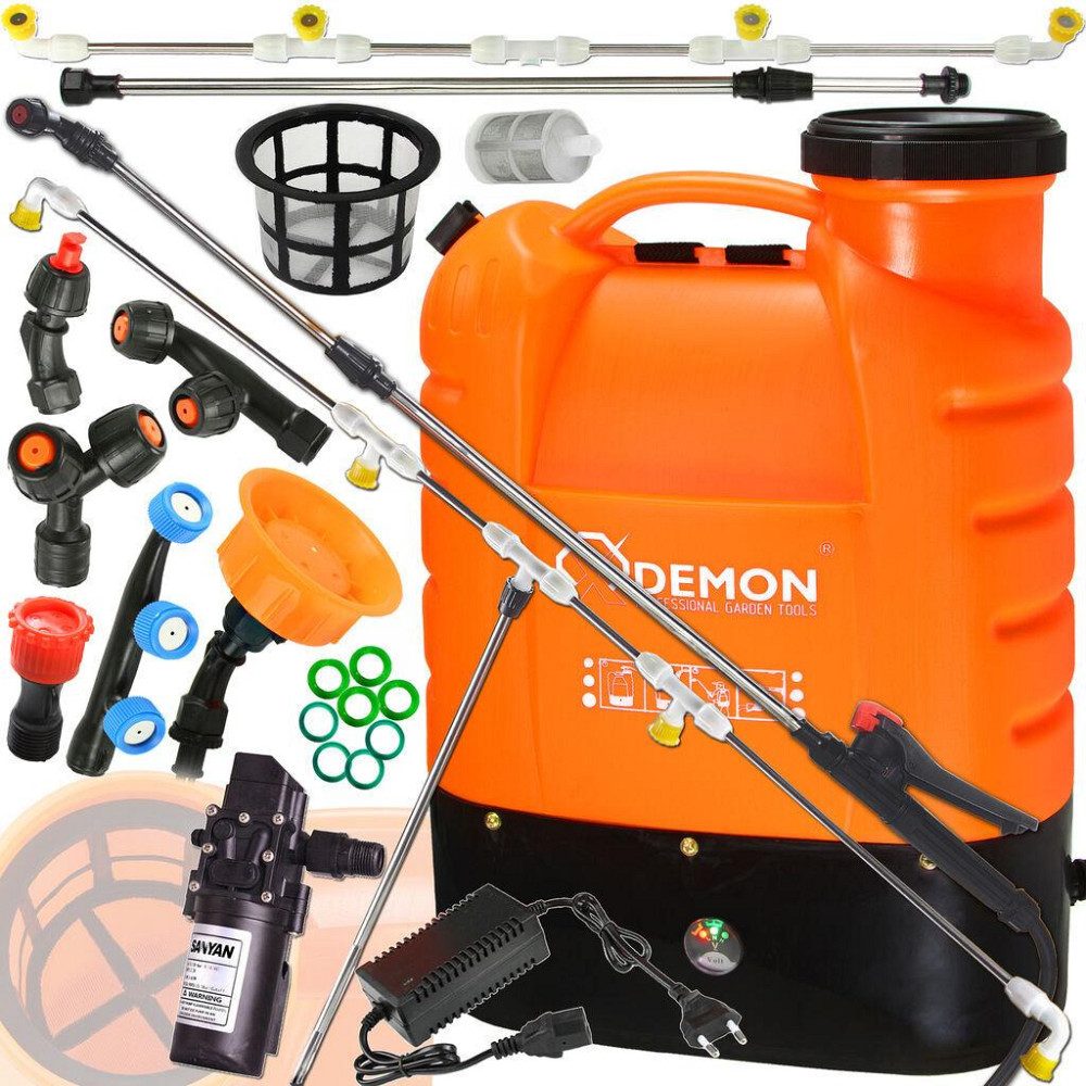 Аккумуляторный опрыскиватель ранцевый 16 литров с насадками Mar-Pol 