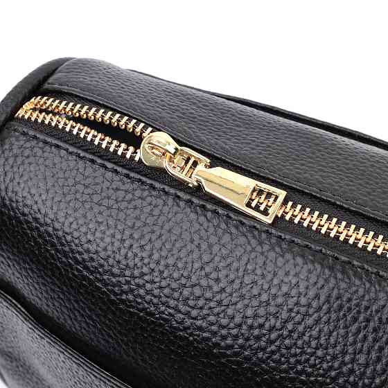 Сумка кросс-боди для женщин на каждый день из натуральной кожи Vintage 22590 Черная Киев