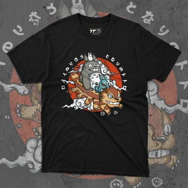 Футболка чоловіча з  принтом Тоторо 2 Розмір 48 Anime0980 Дніпро - фото 1