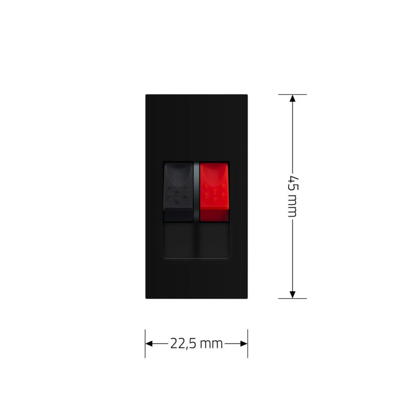 Hi-Fi аудіо розетка LIVOLO (Banana), чорна, для колонок і підсилювачів, модуль 0.5 поста (VL-FCSD-1BPS01) Коломыя - изображение 8