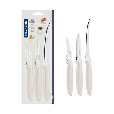 Набор ножей Tramontina Plenus Light Grey 3 шт (23498/312) Винница