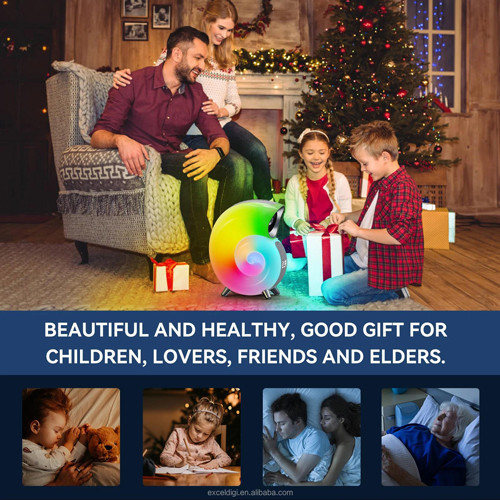 Акумуляторний нічник G-Smart N70 RGB з годинником та Bluetooth колонкою (Білий) Київ - фото 2