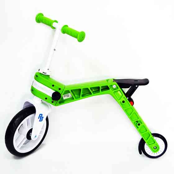 Беговел-самокат Real Baby, зеленый Київ