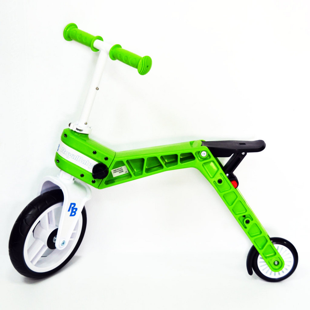 Беговел-самокат Real Baby, зеленый Київ - фото 1