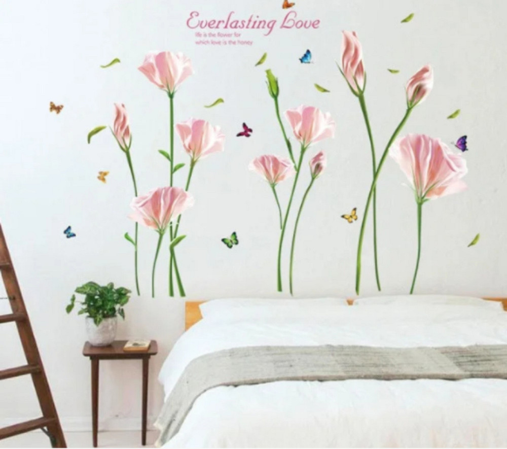 Декоративна наклейка Ніжні квіти Київ - фото 6