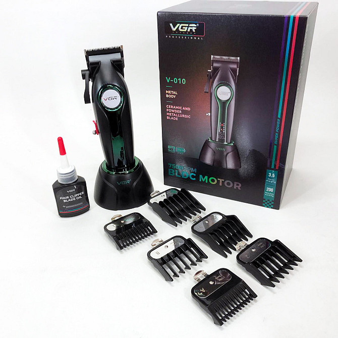 Машинка для стрижки VGR V-010 EA-461 Professional Metal Київ - фото 8