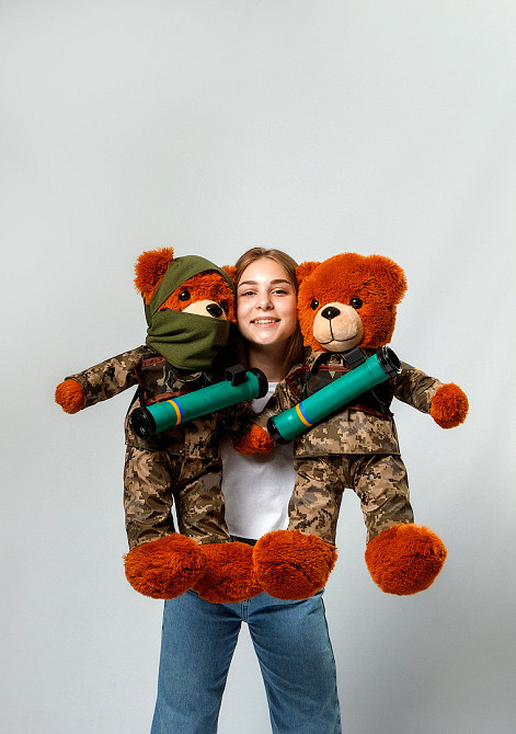 Плюшевий мішка зсу, Плюшевий ведмідь ЗСУ 80 см Тернопіль - фото 8