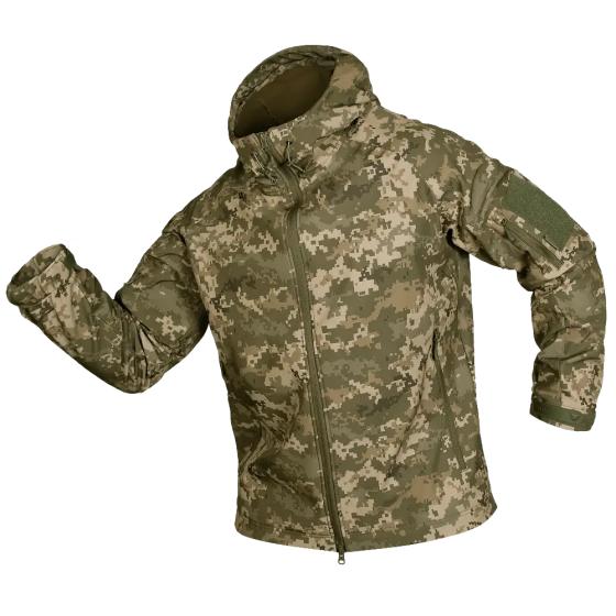 Куртка чоловіча тепла CM Stalker SoftShell (Піксель) S Вінниця