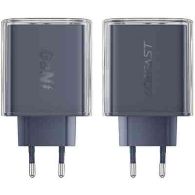 Зарядний пристрій Acefast 3xUSB 65W (2xUSB-C+USB-A) Gan A45 Fast Charger Mountain mist (6974316282099) Вінниця